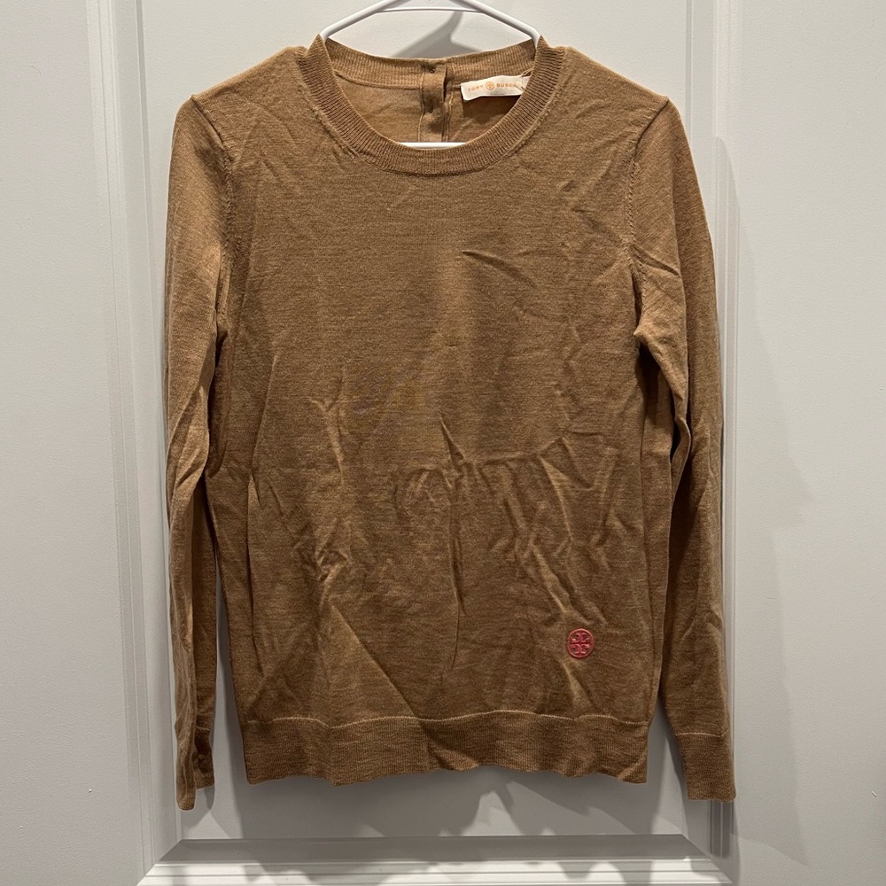 Tory Burch Merino Wool Crewneck Sweater
